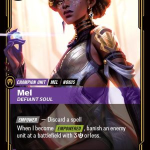 Mel - Defiant Soul (Alternate Art) Foil Showcase Vendetta 110a/166 NM