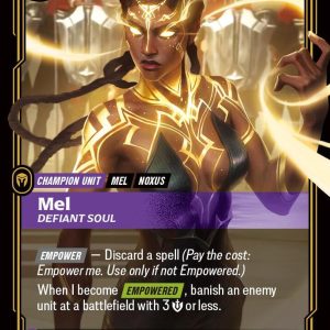 Mel - Defiant Soul Foil Rare Vendetta 110/166 NM