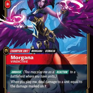 Morgana - Vindictive Foil Rare Vendetta 017/166 NM