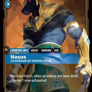 Nasus - Guardian of Knowledge Foil Rare Vendetta 063/166 NM