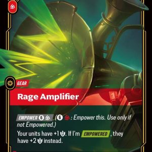 Rage Amplifier Foil Rare Vendetta 018/166 NM