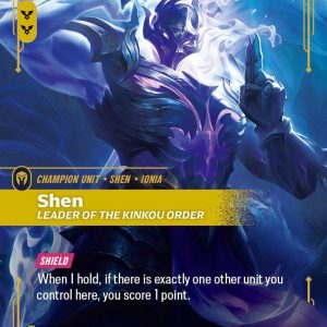 Shen - Leader of the Kinkou Order (Alternate Art) Foil Showcase Vendetta 138a/166 NM