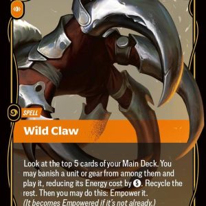 Wild Claw Foil Rare Vendetta 089/166 NM
