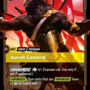 Aurok General Foil Rare Vendetta 130/166 NM