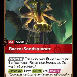 Baccai Sandspinner Common Vendetta 001/166 NM