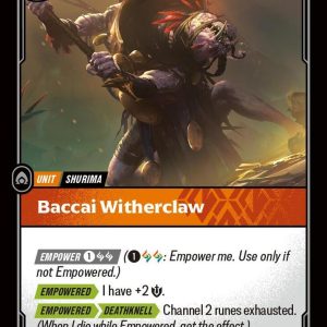 Baccai Witherclaw Uncommon Vendetta 078/166 NM