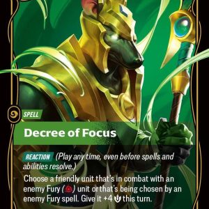 Decree of Focus Foil Rare Vendetta 040/166 NM