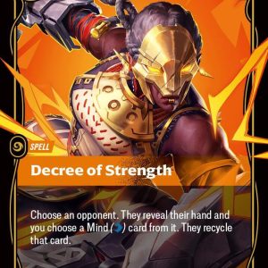 Decree of Strength Foil Rare Vendetta 085/166 NM