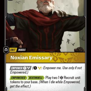 Noxian Emissary Uncommon Vendetta 128/166 NM