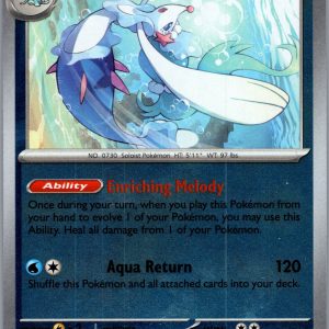 Primarina - Reverse Holo Rare ME05: Pitch Black 020/084 NM