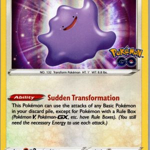 Ditto Holo Rare Pokemon GO 053/078 NM