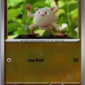 Mankey Reverse Holo Common ME05: Pitch Black 042/084 NM