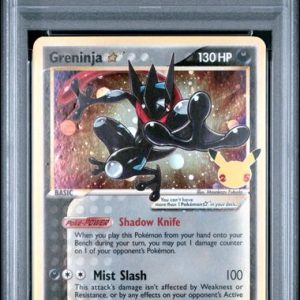 Greninja-Gold Star Celebrations Elt.Trnr.Box Pokemon Black Star Promo 144 PSA 5