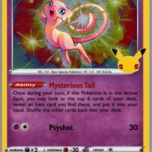 Mew Holo Rare Celebrations 011/025