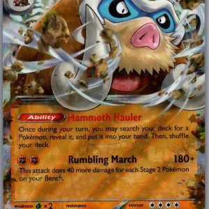 Mamoswine ex - Holo Double Rare SV09: Journey Together 079/159 NM