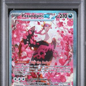 Fezandipiti Ex Special Illustration Rare Pokemon  En-Ascended Heroes 288 PSA 8