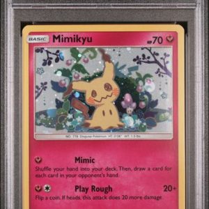 2019 POKEMON SM BLACK STAR PROMO TEAM UP SINGLE PACK BLISTERS MIMIKYU-HOLO PSA 8