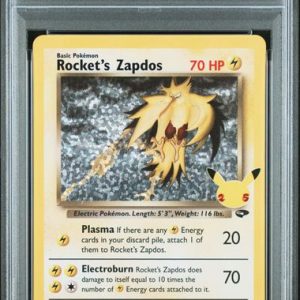 Rocket'S Zapdos-Holo Class.Coll-Gym Challenge Celebrations Classic PSA 10