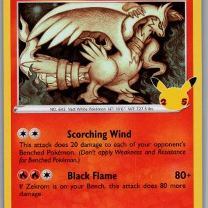 Reshiram Holo Rare Celebrations 002/025