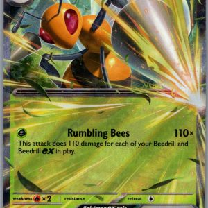 Beedrill ex Holo Double Rare ME04: Chaos Rising 003/086 NM