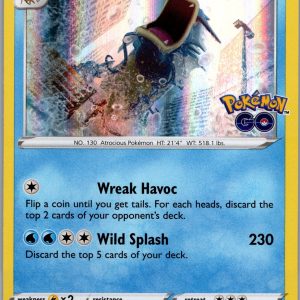 Gyarados Holo Rare Pokemon GO 022/078 NM