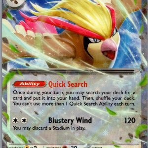 Pidgeot ex Holo Double Rare SV03: Obsidian Flames 164/197 NM