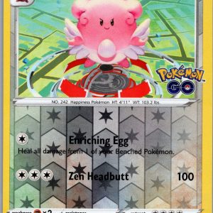 Blissey Reverse Holo Holo Rare Pokemon GO 052/078 NM