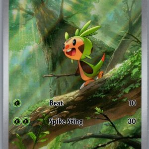 Chespin Holo Illustration Rare ME04: Chaos Rising 087/086
