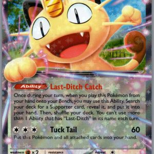 Meowth ex Holo Double Rare ME03: Perfect Order 062/088 NM