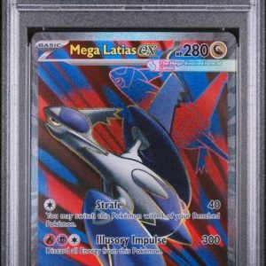Mega Latias Ex Ultra Rare Pokemon Meg En-Mega Evolution 163 NM PSA 10