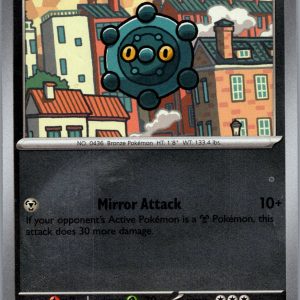 Bronzor Reverse Holo Common ME05: Pitch Black 063/084 NM