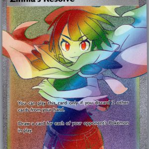 Zinnia's Resolve (Secret) Holo Secret Rare SWSH07: Evolving Skies 225/203 NM