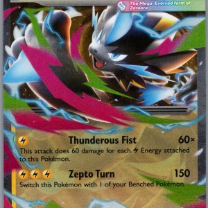 Mega Zeraora ex Holo Double Rare ME05: Pitch Black 027/084 NM