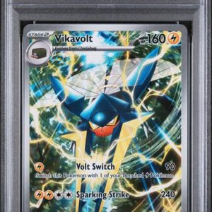 Vikavolt Illustration Rare Pokemon Asc En-Ascended Heroes 230 NM PSA 10