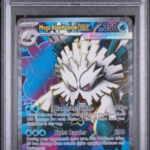 Mega Abomasnow Ex Ultra Rare Pokemon Meg En-Mega Evolution 157 NM PSA 10